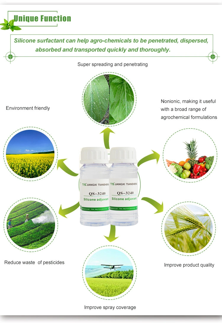 Agro Chemicals Organosilicone Polysiloxane Surfactant